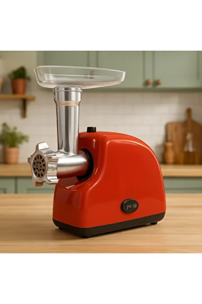 barste Electric meat grinder 3000W, reverse function, 2 stainless steel sieves (5mm, 7mm)
