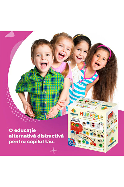 D-Toys Joc Buboo – Să învățăm numerele și operațiile de bază – Joc educativ Montessori
