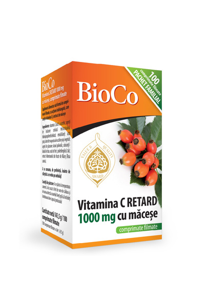 Bioco Vitamin C Retard with Rosehip, 1000mg, 100 Tablets