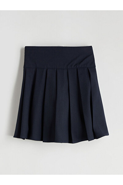 LC Waikiki LCW Kids YENİ SEZON Basic Gabardin Kız Çocuk Şort Etek