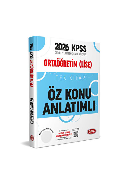 Data Yayınları KPSS Ortaöğretim (Lise) Tek Kitap Öz Konu Anlatımlı2026