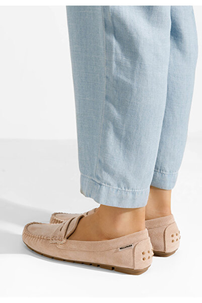 B T Shoes Khaki dámské mokasíny Abilena