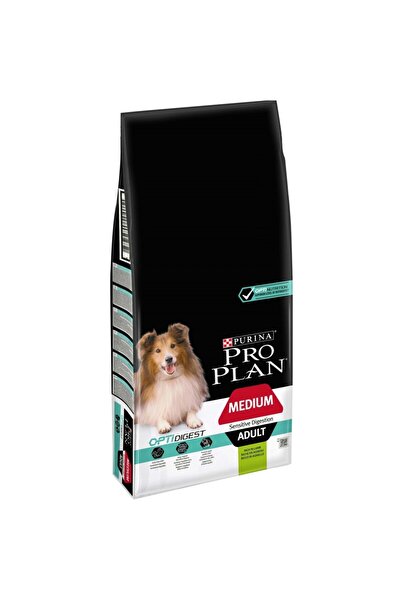 Pro Plan Promo Pro Plan Medium Adult, Digestie Sensitivă, Miel și Orez, 14 kg