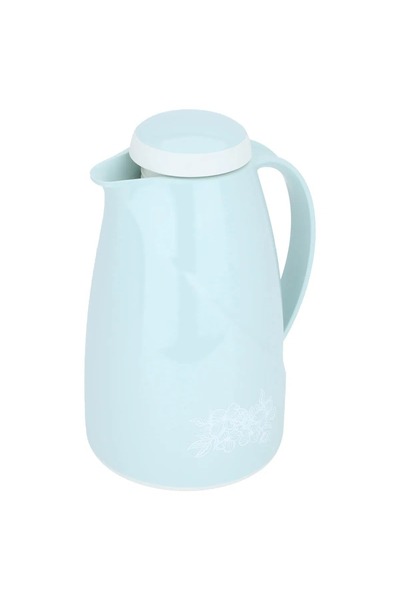 Helios thermos, 1.5 liters, glass inner container, plastic outer shell - light green