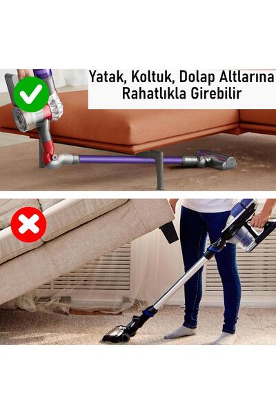 valkyrie Προσαρμογέας καθαρισμού κάτω από τα έπιπλα – Συμβατό με Dyson V7/V8/V10/V11/V15