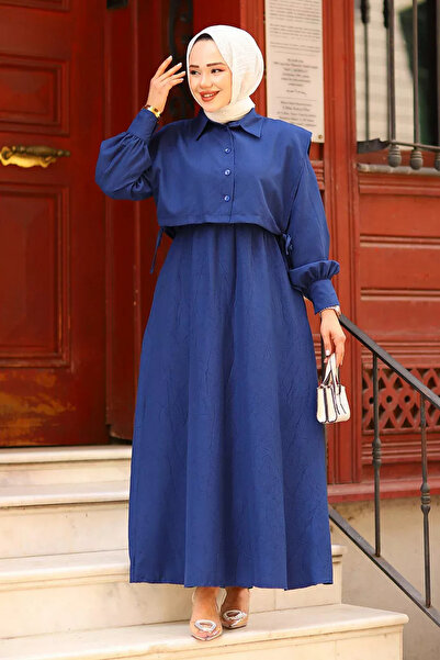 Tesettür Diyarı Γυναικεία Ρούχα Τεσεττούρ, Τοπ με Λεπτομέρεια Τσέπης, Ύφασμα ...