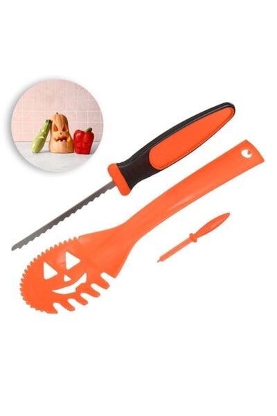 AVA Kit Sculptat Dovleci de Halloween - 3 piese