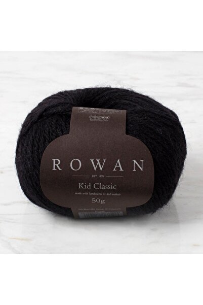 Rowan خيط كيد كلاسيك 50 جرام محبوك يدويًا باللون الأسود - 892