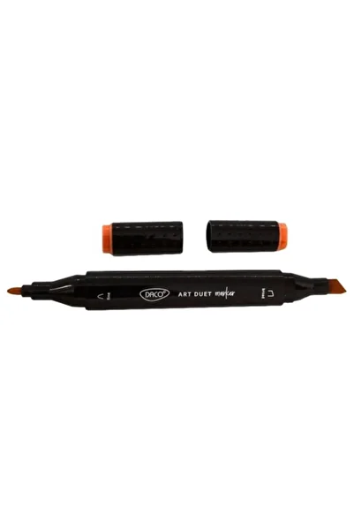 daço Graphic Marker Dual-Tip, Color Chocolate Brown, Material Plastic
