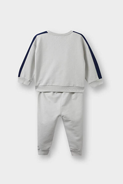 DeFacto Light Gray Baby Boy Bottom-Top Set F3301A5/Gr503