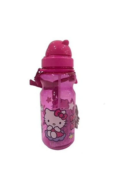 Hakan Çanta Hello Kitty ilkokul Suluk Matara Pipetli Açılır Kapanır Kapaklı