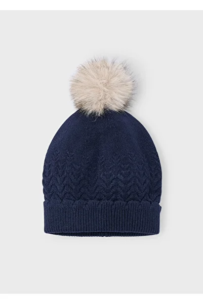 MAYORAL Girl's Pompom Knitted Beanie 10075