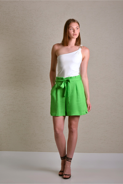 KASHA 23YŞ018 KETEN ŞORT