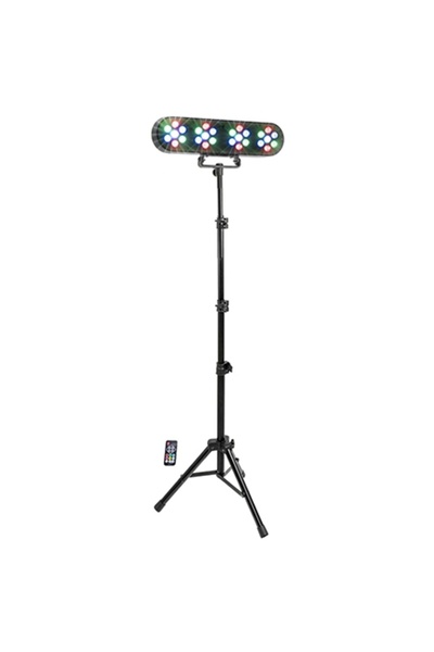 KlaussTech Light set with 4 RGBW LED PARs + stand