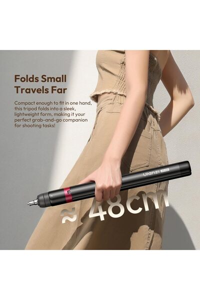 ulanzi AT-05 2M Heavy Duty Foldable Light Stand (6.56ft) - Supports up to 5kg