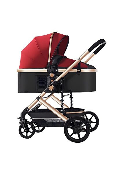 Mixbo Carucior nou Nascuti 2 in 1 Mixbo, Cadru Aluminiu, Roti din Cauciuc Plin, Landou Reversibil, Spatar