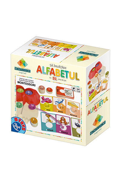 D-Toys Joc Buboo – Să învățăm alfabetul – Joc educativ Montessori