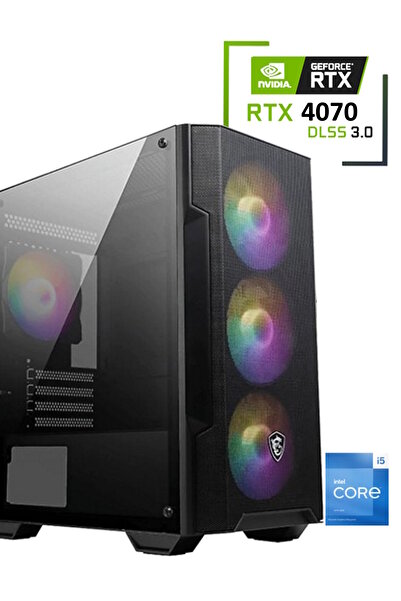 RYZEN Gaming Pc Oyuncu Bilgisayarı Masaüstü Kasa i5-12400F 16 GB 512/1TB M.2 ...