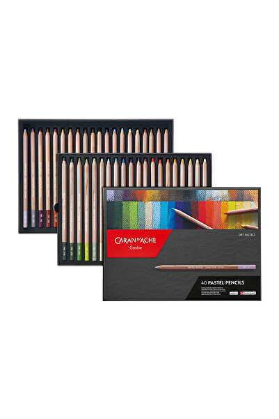 Caran d'Ache Pastel Pencils Set 40 Renk