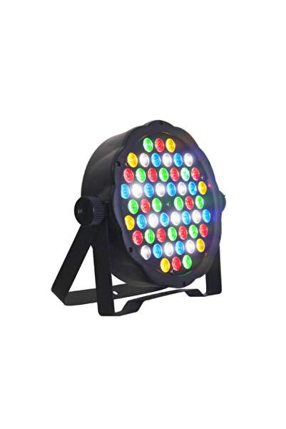 KlaussTech Proiector PAR LED, diverse culori, funcție de sunet, negru