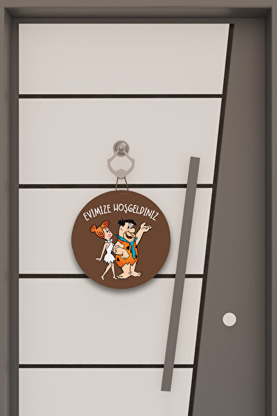 Dormot Ψηφιακή εκτύπωση καφέ, Στάνταρ, Θέμα Καλώς ορίσατε στο σπίτι μας, Στολίδι πόρτας, Στολίδι τοίχου