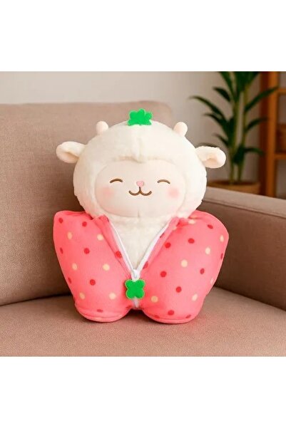 Miniso Kuzu Baa 28 cm Uyku Tulumlu Kuzu Peluş Oyuncak
