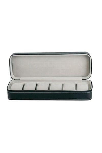 Empire of design Carcasă de transport pentru ceas, din imitație de piele neag...