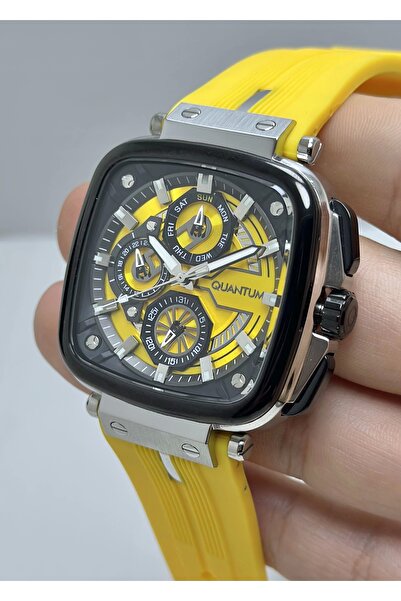 Quantum Original Waterproof Silicone Cord Function Men's Wrist Watch