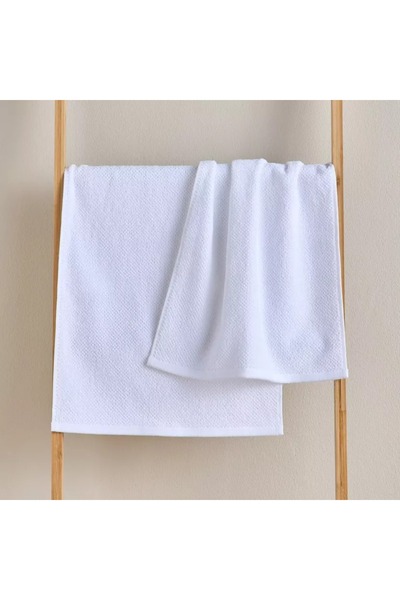 Generic Estella Popcorn 2-Piece 420 GSM Turkish Cotton Hand Towel Set - 40x70 cm