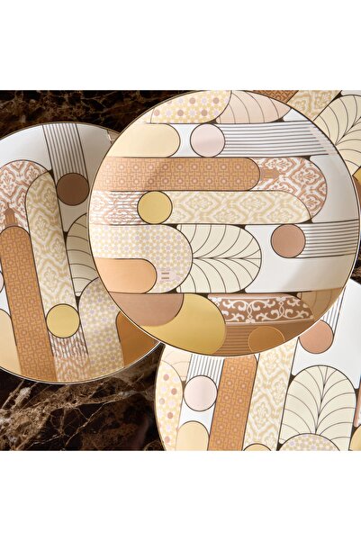 Generic Tamara 4-Piece New Bone China Dinner Plate Set - 25 cm