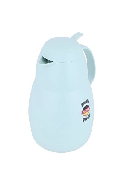 Helios thermos, 1.5 liters, thermal glass inner container, plastic outer shell - light blue