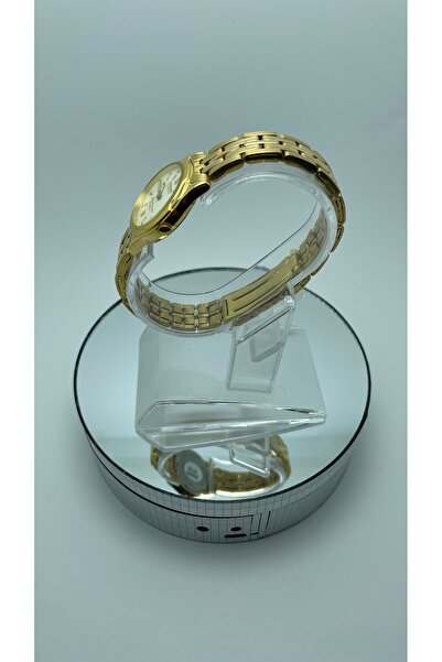 Orient Vintage Unisex Krem Kadran & Altın Renk Çelik Quartz Kol Saati | 2 Yıl Garantili