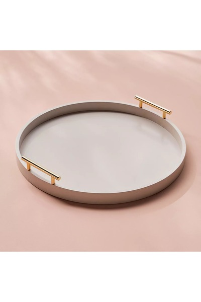 Generic Luxe Wooden Serving Tray - 50 cm