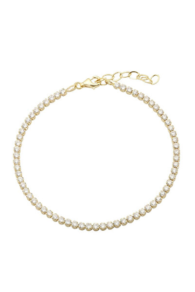 Bijuteria SORELLY Bratara Aur 14k Tennis cu Pietre Albe 2mm