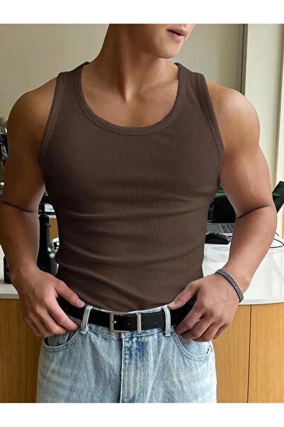 artofdress Men's Halter Collar Athlete Lycra Undershirt