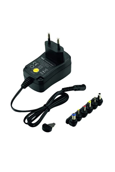 Well Universal switching power supply 600ma, 6 sockets,