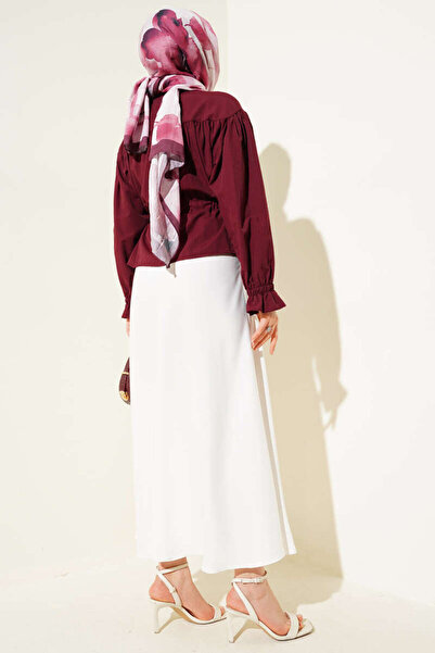 MODA Short Shirt with Pleated Skirt and Bell Tunnels