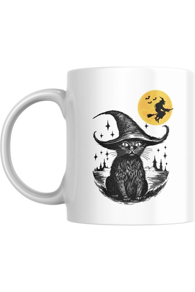 SiestaSafari Coffee Mug Halloween Cat Witch