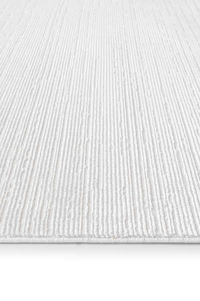 Terra Halı Yıkanabilir Antialerjik Kaymaz Taban Beyaz Koridor Salon Halısı 02294 Lotus