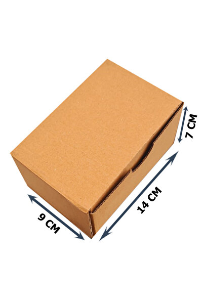 kutucum 9 x 14 x 7 CM 25 ADET KRAFT E-TİCARET BUTİK KUTUSU