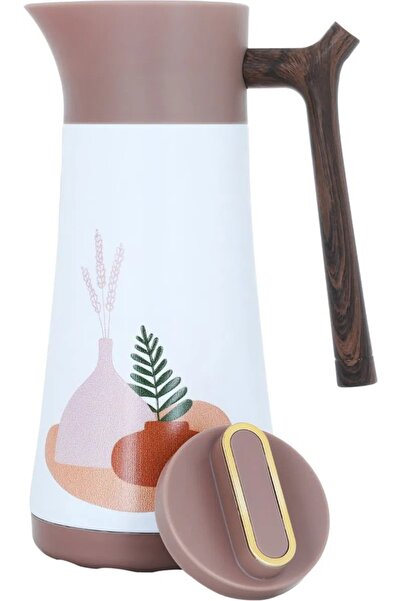 rexa thermos, 0.6 liters, steel inner container, steel outer shell - light brown