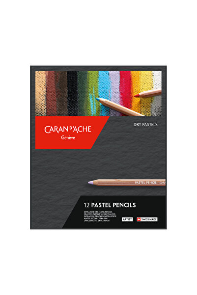 Caran d'Ache Pastel Pencils Set 12 Renk