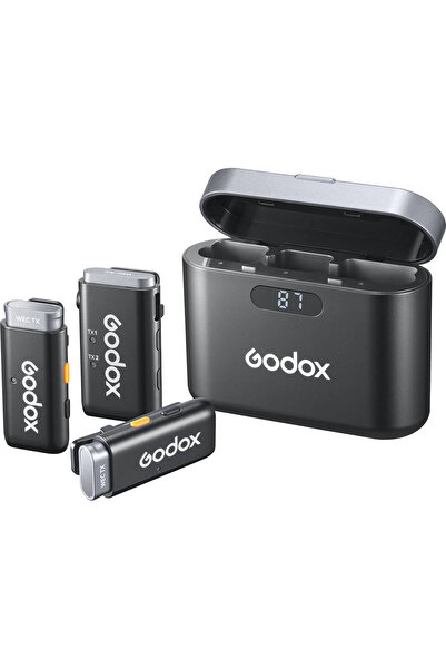 Godox WEC Kit2 2'li Kablosuz Yaka Mikrofonu
