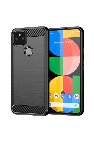 SKYDDAR INNOVATION Carcasă pentru Google Pixel 5, silicon carbon, silicon sub...