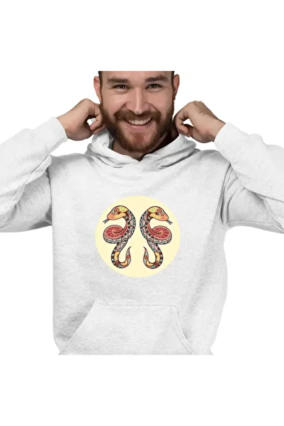OEM Men's Hoodie Gemini Zodiac Horoscope Gemini Mandala Astrology