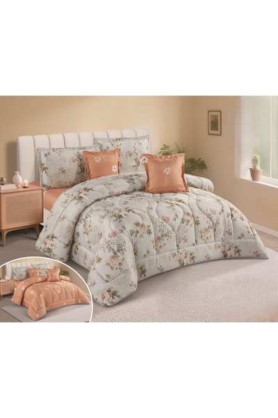 SNOOZYL Summer printed double bedspread with microfiber filling, size 170*220 cm