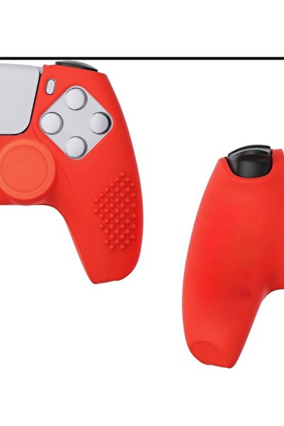 CRK TECH PS5 DualSense Uyumlu Ultra Kalite Yumuşak Silikon Kılıf – Gamepad Joystıck Koruyucu