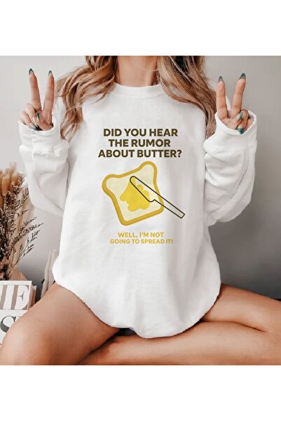 Aether سويت شيرت مطبوع بأكمام طويلة وقصة كبيرة الحجم