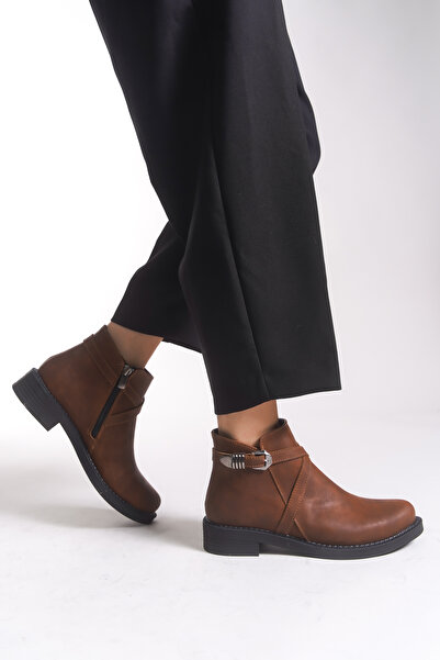 Riccon Γυναικεία Μποτάκια Kyravien 0012403 Tan