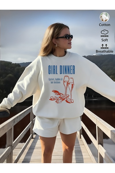 Jose Clothing Μακρυμάνικο φούτερ με στάμπα Premium Oversize Cut